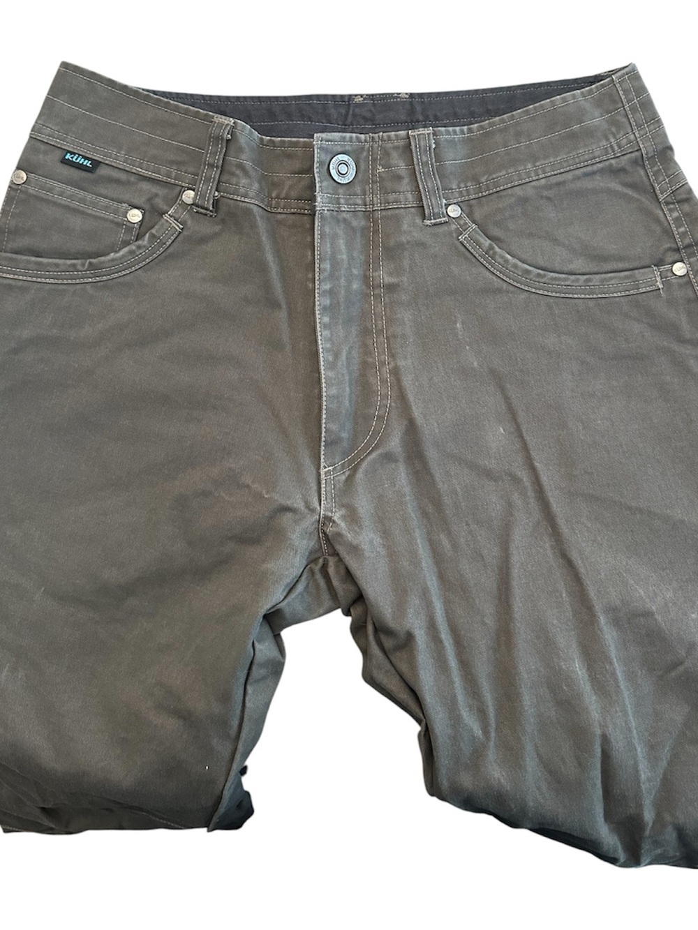 Kuhl Hot Ryder Flannel Lined Work Pants Men’s 30x32 Relaxed Fit Forged Iron - Picture 6 of 10